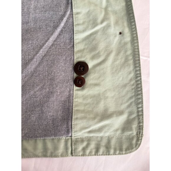 L.L. Bean Canvas Field Chore Barn Jacket Mint Green Brown Corduroy 0WY22 - Picture 10 of 14